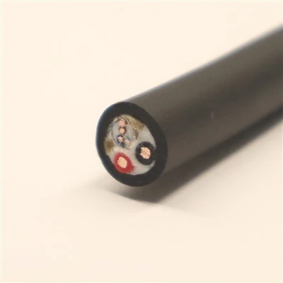 주문 가동 가능한 전력 제어 케이블 4x14AWG 벌거벗은 구리 핵심 PVC 절연제 NBR 기름 연료 윤활제 저항하는 외부 칼집