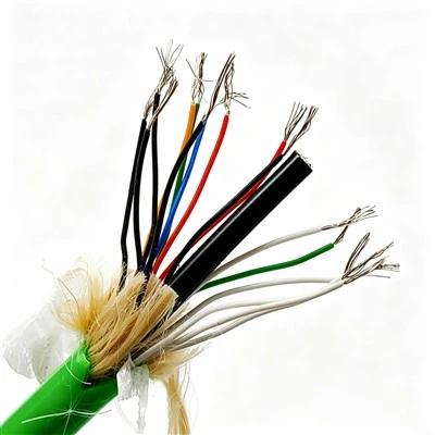 해양 공학을 위한 튼튼한 잠수할 수 있는 케이블 16*24AWG+동축 TPU 재킷 주석 도금 구리 땋는 방패